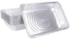 (10 Count) Full Size Deep Steam Table Pans Without Lids | Aluminum Foil Pans | Disposable Food Containers for Baking, Freezing, and Storage (21” x 13” x 3”)
