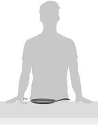 Lodge 10 x 7.5 Inch Cast Iron Oval Serving Griddle - Cast Iron Fajita Pan with Signature Teardrop Handle - Fajita Skillet for Use in the Oven, on the Stove, or on the Grill or Over a Campfire - Black