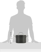 Cuisinart 14-Piece Cookware Set, Chef's Classic NonStick Hard Anodized, Gray, 66-14N