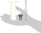 Vacu Vin Original Wine Saver with 2 Vacuum Bottle Stoppers – White Wine Preserver Pump for Red or White Wine – Manual Air Remover System – Airtight Seal – Keep Wine Fresh Longer