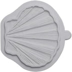 Gray Clam Shell Fondant Silicone Molds For Cake Decorating Cupcake Topper Candy Chocolate Gum Paste Polymer Clay Fondant and Gum Paste Molds Pastry and Baking Molds