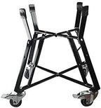 Dracarys Rolling Cart for Big Green Egg Accessories Rolling Nest with Heavy Duty Locking Caster Wheels Powder Coated Steel Rolling Outdoor Cart for Large Big Green Egg Kamado Joe Grill Stand