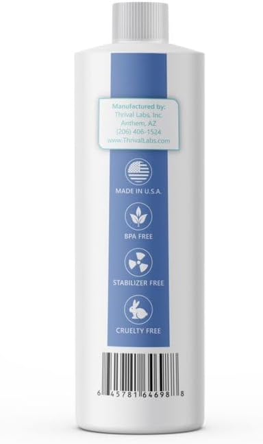 ProH2O2 3% Food Grade Hydrogen Peroxide – Natural Cleaner & Disinfectant – Suitable for Household Use – Ideal for Cleaning, Sanitizing & Gargle – 32 fl oz (Refill)