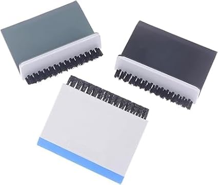 Jinshining 4Pcs Black Kitchen Sink Squeegee Cleaner Countertop Brush Wiper Vegetable Cleaning Brush Wiper Home Kitchen Tool Accessories Fruit and Vegetable Cleaning Brushes Fruit and Vegetable Tools