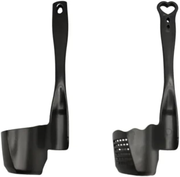 1pcs/2pcs/4pcs Rotating Spatula compatible with Thermomix TM6/TM31/TM5 Portioning Food Processor Kitchen Accessories Cooking Tool (2pcs Mix black)