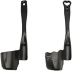 1pcs/2pcs/4pcs Rotating Spatula compatible with Thermomix TM6/TM31/TM5 Portioning Food Processor Kitchen Accessories Cooking Tool (2pcs Mix black)