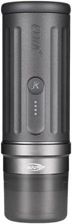 IKAPE Newly KAPO K2 Portable Espresso Machine with Bl uetooth APP Connect & 51mm Bottomless Basket, Electric Coffee Maker 20 Bar Pressure, for Home, Travel, Camping
