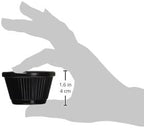 Winco Fluted Ramekins, 1.5-Ounce, Black, 12-Pieces