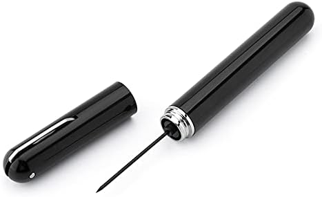 IPEROT Wine Bottle Opener, IPEROT Air Pressure Wine Corkscrew With Cutting Wine Bottle Foil Knife, Effortlessly Open Wine Bottles Without Damaging Corks, Easy-to-Use(Black)