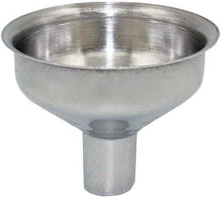 2Pcs Stainless Steel Strainer Funnel Hip Flasks Pot Wine Filler for Transferring of Liquid, Dry Ingredients and Powder Useful and Deft Kitchen and Dining Tools, Funnels, Specialty Tools and Gadgets