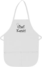 Made in the USA Chef Any Name Child Personalized Embroidered Premium Child Apron for Kids Girls Boys Fun in the Kitchen Gift