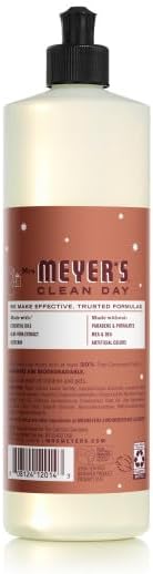 Mrs. MEYER'S CLEAN DAY Dish Soap, Gingerbread, 16 Fl Oz (Pack of 6)
