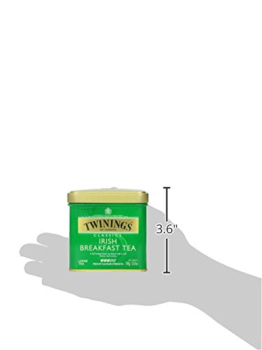 Twinings of London Loose Irish Breakfast Tea, 3.53 Ounce Tin (Pack of 2)