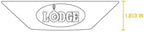 Lodge Silicone Assist Handle Holder - Dishwasher Safe Hot Handle Holder Designed for Traditional Cast Iron Dual Handle Products - Reusable Heat Protection Up to 450° - Black