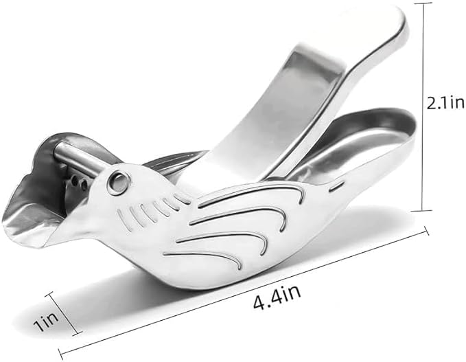 1pc Silver Manual Lemon Juicer,Exquisite Bird Stainless Steel Manual Lemon Juicer and Lime Squeezer for Orange Lemon Lime,Applied to Homes and Restaurant Fruit and Vegetable Tools