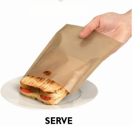 2 x Toastabags - Grilled Cheese Made Easy in Your Toaster. Up to 100 Times