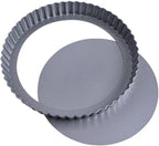 2 Pack Tart Pan 9 Inch Tart Pan with Removable Bottom, 1.1 Inch Deep Baking Pan