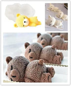Lying Bear Fondant Mold Chocolate Molds Silicone, 3D Silicone Animal Mold for DIY Fondant, Dessert Baking, Jello, Candy, Cake Baking Decorating, Ice Cube, Soap,Resin