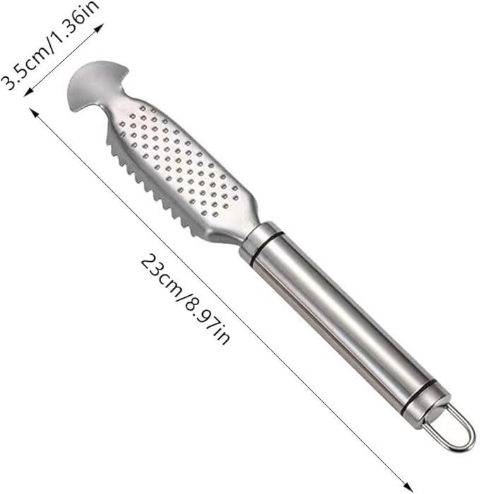 Fish Scales Scraping Tool,Multifunction Stainless Steel Fish Scale Knife Fish Cleaning Kit,Fish Scale Peeler,Fish Descaler Tool,Fish Scaler Remover,Removing Tool Specialty Gadgets