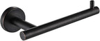 JQK Toilet Paper Holder Oil Rubbed Bronze, 5 Inch 304 Stainless Steel Thick 0.8mm Tissue Paper Dispenser for Bathroom, Hold Mega Rolls Wall Mount, TPH100-ORB