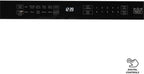 Pemberly Row 23.8" Modern Stainless Steel Microwaves in Silver