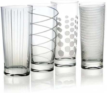 Mikasa Cheers Highball Glass, 19.75-Ounce, Set of 4