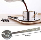 Stainless Steel 1 Tablespoon Measuring Coffee Scoop Spoon, Set of 1