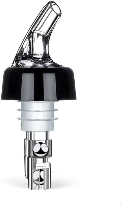 Measure Pourer Drinks Wine Cocktail Beverages Dispenser,Automatic Measured Bottle Pourer Spout,Quick Shot Spirit,Ideal Cocktail Home Bar Tools 1oz/30ml Clear 2 Pack