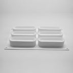 mostsom Silicone Molds Baking Mold for Mousse Cake, Silicone Mold for Chocolate, French Dessert Mold for Pastry Chocolate, Reusable Non-Stick Easy Release Baking Molds (A_ Ellipse)