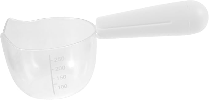 Pet Food Scoop Scale and Clip Plastic Spoon for Wet Food Convenient Feeding Tool for Cats and Dogs Easy to Use and Portable