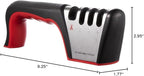 Brigii 4-in-1 Knife Sharpener, Kitchen Knife Accessories for Ceramic Knives, Steel Knives and Scissors, Aiding in Repair, Restoration, and Polishing of Blades