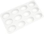 mostsom Silicone Molds Mousse Molds Silicone Oval Silicone 3D Baking Mousse Cake Mold Dessert Molds DIY Aromatherapy Candle Plaster Mould Handmade Soap Mold (D_ Small Oval)