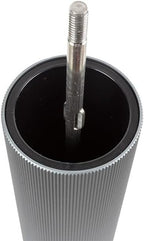 Manual Pepper Mill in Aluminium and Wood, Carbon, 8,66in