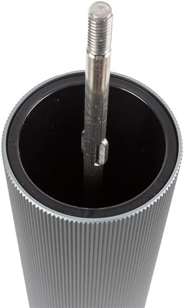 Manual Pepper Mill in Aluminium and Wood, Carbon, 8,66in