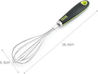 Zerodeko 7pcs Stainless Steel Kitchen Utensils Set with Cheese Grater Pizza Wheel Can Opener Garlic Press Ergonomic Non-stick Cooking Tools for Comfortable Grip and Easy Cleaning Hanging