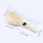 Digital Measuring Spoon Scale, Accurate Electronic Measuring Spoon with Conversion, Household Digital Measure Cup Scale with LED Display, Kitchen Food Scale Scoop for Weighing Baking Cooking (2)