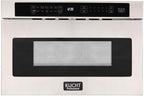 Pemberly Row 23.8" Modern Stainless Steel Microwaves in Silver