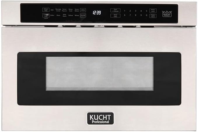Pemberly Row 23.8" Modern Stainless Steel Microwaves in Silver