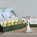 Tea Forte Herbal Retreat Premium Tea Presentation Box Tea Gift Sampler, 20 Count, 2 of Each Variety Individually Wrapped Handcrafted Pyramid Infuser Bags