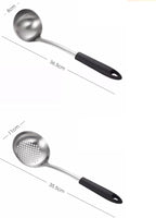 Kitchen Utensils Set，Cooking Utensils 4 Pieces Sets Spoons for Cooking Spatulas Stainless Steel Cooking Utensils Spatulas Spoons Kitchen Tools Gadgets(Blue)