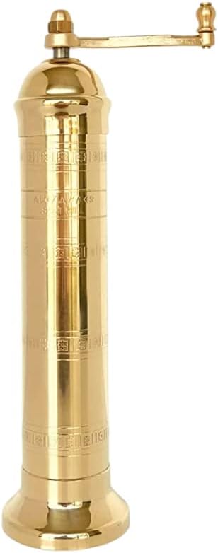 Alexander Home The Original European Mill (Brass, 9-Inch Salt)
