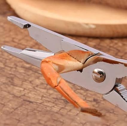 WOIWO 2 Pieces/Set Zinc Alloy Seafood Tools Set Crab Shrimp Tools Lobster Claws Clamp Clamp Kitchen Tools