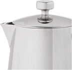 Cuisinox Roma Stovetop Espresso Maker COF-6R, Stainless Steel Coffee Percolator Stovetop, Heat-Resistant & Non-Reactive, 6-Cup Italian Espresso Maker Easy to Clean, Durable Stove Top Percolator