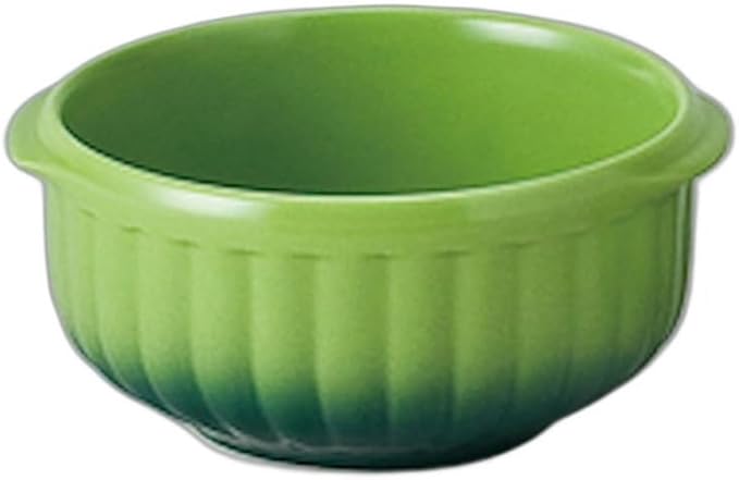 Colore Green Round Au Gratin (S) [ 13 x 11.5 x 6cm ] | Setomonohonpo Au Gratin Dish