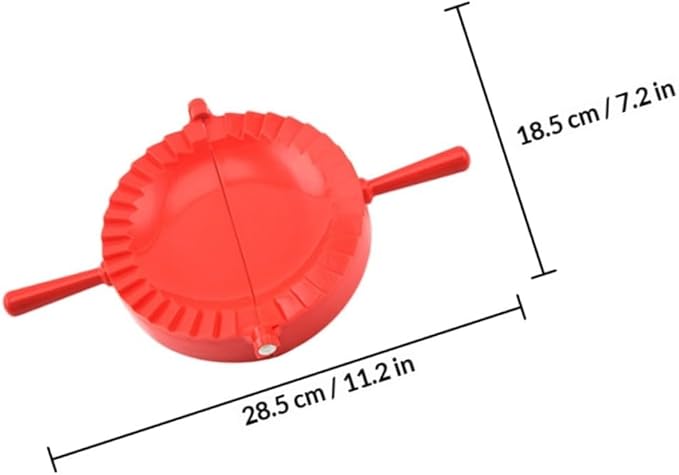 GALPADA 4pcs Dumpling Making Mold Set with Large Medium Small and Mini Sizes Food-grade Pp Plastic Dumpling Press Cutters for Household Kitchen and Cooking Gadget Random Color
