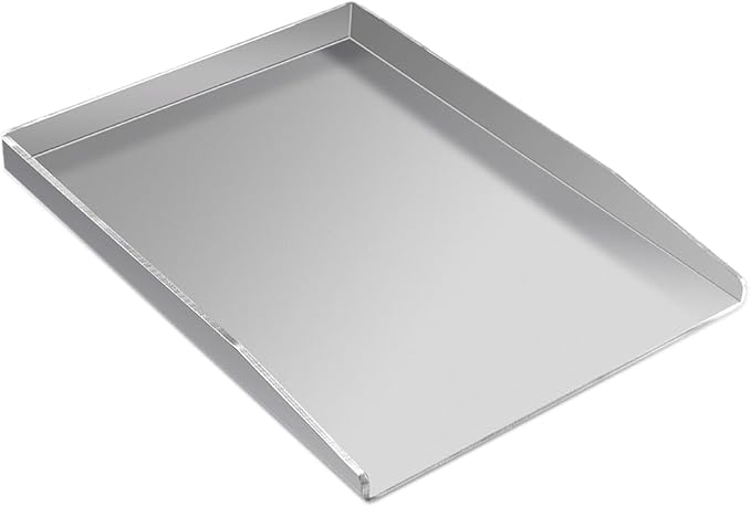 Havy-Duty Stainless Steel Griddle Pan for Outdoor Grill Stove Cooking 15.75 X 11.8 inch
