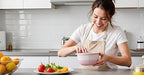 Mixing Bowls with Lids, 8-Piece Airtight Leak-Proof Nesting BPA-Free Bowl Set for Kitchen & Food Storage, Large 4200ml Capacity, Microwave & Dishwasher Safe