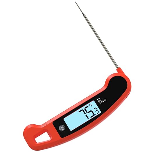 Lavatools Javelin® PRO Classic Ultra-Fast 2-Second Professional Digital Instant Read Meat Thermometer for Grill and Cooking, Auto-Rotating Backlit Display, IP65 Water Resistant, NSF Certified – Sambal