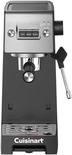 Cuisinart Espresso Bar Slim Coffee Espresso Machine, Makes Hot or Cold Cafe-Quality Beverages Including Cappuccino, Lattes, and Cold Extracted Drinks, Steam/Frothing Wand for Milk-Based Drinks,EM-160