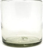 Clear 12 oz Large DOF Glasses (set of 6), Recycled Glass, Lead-free, Toxin-Free (12oz Large DOF)